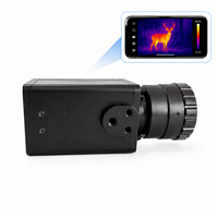 Caméra thermique industrielle IP, système de surveillance de la température infrarouge pour la détection d'incendies et les alertes précoce