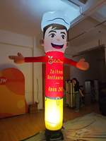 Homme Gonflable Publicitaire Extérieur, Danseur d'Air Gonflable Personnalisé pour Promotion Commerciale