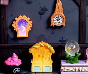 Figurine de jeu d'imitation miniature pour enfants Littlest Pet Shop, avec Caldeirons de Sorcière Magiques en Résine, Boules de Cristal et Portails d'Halloween - Product Image 6
