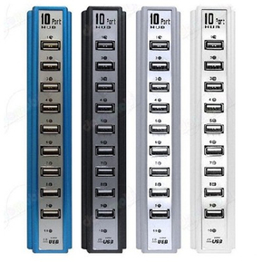 10 Port <strong>USB</strong> <strong>HUB</strong> Driver, Super <strong>Speed</strong> 10 Ports <strong>USB</strong> 2.0 <strong>HUB</strong> (10HUB-001 ) - Product Image 1