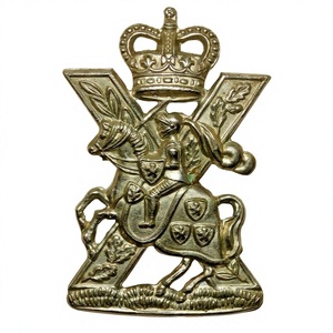 De grenadier de La Vieille Garde imperiala Hat PLATE FIFE & fofar yeomanry scitish Horse CAP Badge - Product Image 1