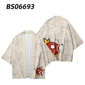 T-shirt COS Poke-moned Carp <span class=keywords><strong>Wang</strong></span> <span class=keywords><strong>Yu</strong></span> Weaving Anime Baokemeng, Veste ample tendance pour adolescent, Kimono, Pantalon de plage - Product Image 2