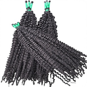 Extensions de cheveux humains 100% Remy vierges indonésiens, couleur noir naturel, super double drawn, double trame, pour vente en gros - Product Image 2