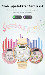 Reloj Inteligente <span class=keywords><strong>GT3</strong></span> Mini para Mujer, Personalizable de Fábrica, Pantalla Táctil IPS, Resistente al Agua, Monitor de Actividad, Recordatorio de Videollamadas, Toma de Fotos - Product Image 2