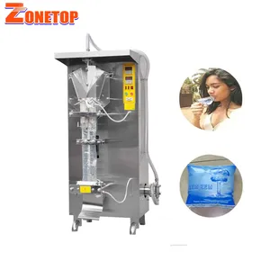 Máquina de enchimento automático de plástico, saco de plástico para saquinho de água líquido em ghana