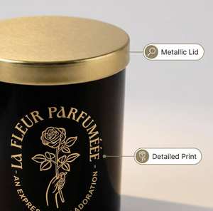 Vela aromática decorativa, vela relaxante, vela de longa duração com aroma refrescante, vela personalizada com etiqueta privada, vela para presente. - Product Image 3