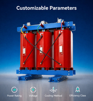 Résine époxy VEICHI pour transformateur de bâtiment de bureaux de grande hauteur 630Kva 800Kva 1000Kva Transformateur de puissance de type sec