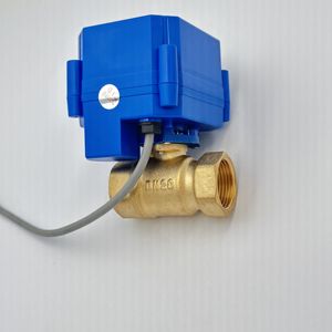 DC12V/24V電気ミニステンレス鋼2ウェイボールバルブ1/2 "-3/4" 真鍮OEM ISO9001 & CE認証 - Product Image 6