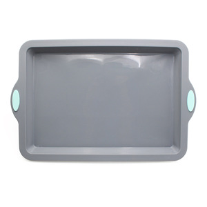 Grand plat <span class=keywords><strong>de</strong></span> cuisson rectangulaire bicolore ustensiles <span class=keywords><strong>de</strong></span> cuisson avec cadre dur gâteau pain collations biscuit cuisson en silicone usage alimentaire commercial - Product Image 5