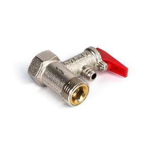 <span class=keywords><strong>Soupape</strong></span> <span class=keywords><strong>de</strong></span> <span class=keywords><strong>sécurité</strong></span> en laiton avec levier rouge, commande manuelle pour chauffe-eau - Product Image 3