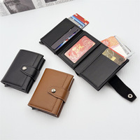 Portefeuille pour homme avec blocage RFID, multifonctionnel, grande capacité, porte-cartes, étui pour cartes de visite, vente chaude, nouveauté