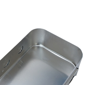 Beautiful Aluminum Sterilization Box With Side Holes Square Medical Instrument Storage <b>Container</b> For Laboratory Use - Product Image 4