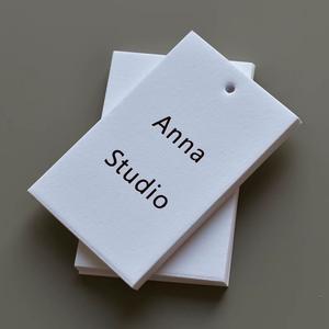 Luxus benutzer definierte Logo Kleidung Tags grüne Karte Kleidung Etikett Spezial papier hängen Tags für <span class=keywords><strong>T</strong></span>-<span class=keywords><strong>Shirt</strong></span> Jacke <span class=keywords><strong>Business</strong></span> recycelbare Schuhe - Product Image 6