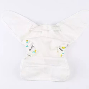 맞춤형 방수 면 재사용 빨 아기 천 기저귀 커버 3D 다리 가셋 누출 방지 신생아 유아 기저귀 바지 - Product Image 3