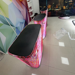 Mesa plegable con iluminación LED para stand de feria comercial - Product Image 3