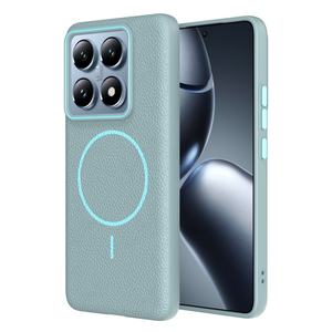 Custodia per telefono cellulare in TPU con Texture Litchi cover per <span class=keywords><strong>Xiaomi</strong></span> 14T Pro 15 14 Ultra Redmi A5 4G Note 13 5G po F7 M7 14C - Product Image 1