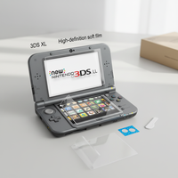 Film Pelindung Layar PET Anti Gores Transparan Lembut untuk Nintendo New 3DS LL XL - Laris Terjual