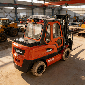 Montacargas Eléctrico de Cuatro Ruedas Pequeño de 4 Toneladas, Apilador Contrapesado sin Patas, con Batería y Puerta <span class=keywords><strong>para</strong></span> Levantar y Cargar - Product Image 3