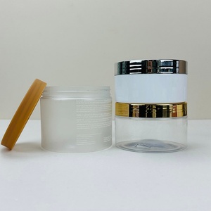 Tarro de plástico transparente de calidad alimentaria con logotipo personalizado para almacenamiento de alimentos para mascotas, tarro de plástico PET para cosméticos de 2 oz, 4 oz, 8 oz, 12 oz, 16 oz - Product Image 3