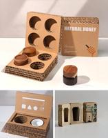 Boîte cadeau personnalisée écologique en carton ondulé marron pour emballage de briques de thé, tasses en céramique, verres, bouteilles, assiettes, bols, Noël