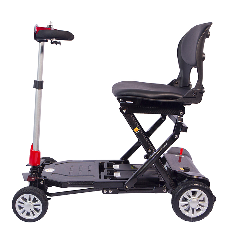 Популярный портативный складной 4 колеса скутер небольшой Электрический пожилых гандикап подвижности рулевого колеса стул w/ CE