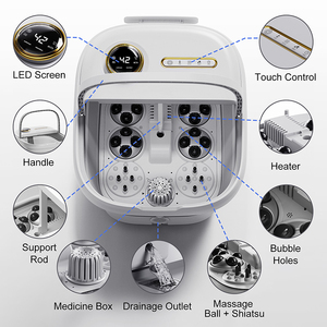 Máquina de Masaje de Pies Shiatsu OEM/ODM de Fábrica con Calor, Terapia de Amasamiento Profundo, Masajeador de Pies con Presión de Aire - Product Image 3