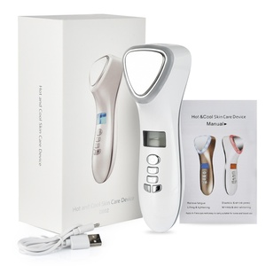 Hot and Cold Face Massager Vibrating Skin Tightening Facial <b>Machine</b> Lift Firming Relieving Electric Sonic Portable Face Lifting - Product Image 6