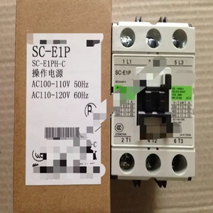 Контактор Sc-e1p Ac110v, 1 шт., новый, Sce1p, бесплатная доставка, оригинал, в наличии, для промышленной автоматизации, специализированный для ПЛК - Product Image 1