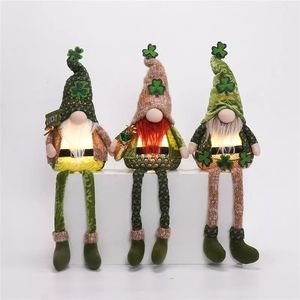 3 Piezas de Gnomos de Peluche Iluminados para el Día de San Patricio, Muñeco Divertido con Piernas Colgantes, Juguete de Elfo Irlandés para Decoración de Primavera, Regalo para el Hogar - Product Image 6