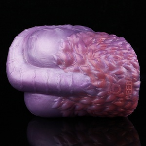 Fantasy Purple Dragon Butt Soft Silicone <b>Masturbation</b> Cup, Single Channel Adult Toy for Men <b>Masturbation</b> - Product Image 4