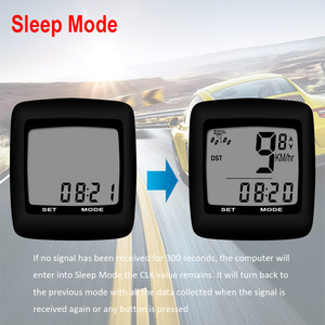 Compteur de vélo filaire étanche à la pluie, appareil de mesure de vitesse pour bicyclette, compteur de vélo, odomètre, capteur de vitesse Mph - Product Image 5