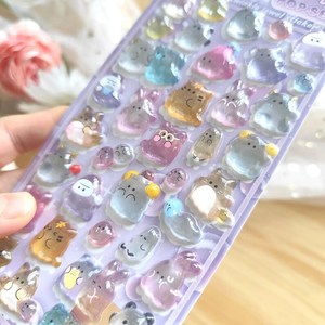 Wholesale Factory Direct Embossed <b>Waterproof</b> Glossy Eco Friendly 3D Dome <b>Sticker</b> Resin <b>Sticker</b> for DIY Craft Packaging - Product Image 2