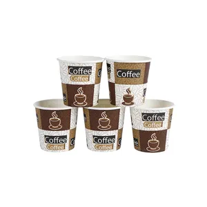 Cup Paper Eco Friendly Food Grade 4oz Wholesale Custom Single Wall Disposal Party Custom Paper Cups