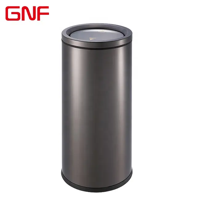 GNF stainless steel swimming cover trash bin rolling trash bin stand garbage bin