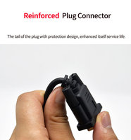 Kabel Serial Amsamotion PC-KV RS232 Konduktor Tembaga Berisolasi PVC 2x10mm untuk Pemrograman PLC Keyence Seri KZ Industri