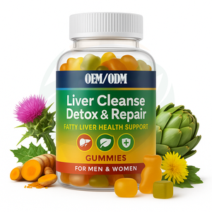 OEM Самые продаваемые травяные добавки для взрослых: жевательные конфеты для очищения печени, детокса и восстановления с силимарином и расторопшей, для повышения иммунитета - Product Image 1