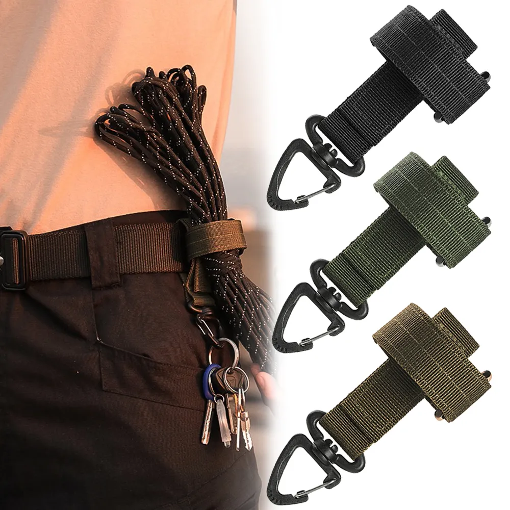 Outdoor Camping Multi Purpose Gloves Buckle Climbing Rope Buckle Hanging Mountaineering Accessories with Key Holder
