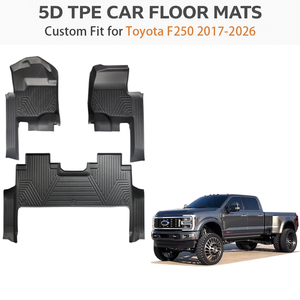 Tapis de sol de voiture en TPE sur mesure pour Toyota F250 2017-2026 |   Tapis de sol imperméables toutes saisons, ensemble complet, fabrication OEM - Product Image 2