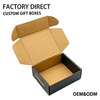 Caja de Cartón Corrugado con Logotipo Personalizado, Caja de Embalaje de Papel para Envíos, Caja de Embalaje de Cartón Plegable para Ropa