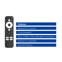 Boîtier TV Pinnacle ATSC 3.0 - Quad Core 4K HDR Streaming Android 11 WiFi 6 5.0 Télécommande Widevine DRM
