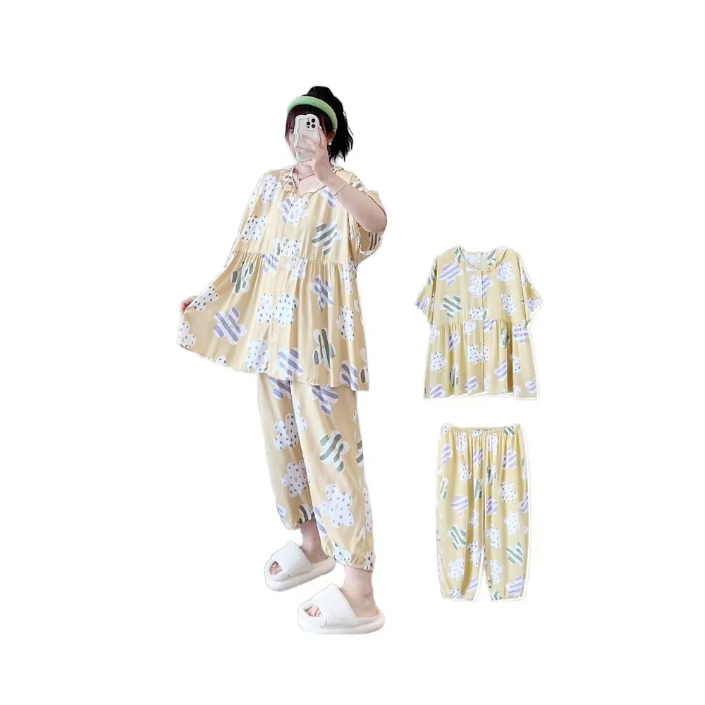 Flor de pera [manga corta + Pantalones cortos]