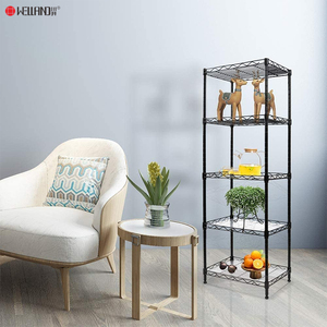 Estante de almacenamiento de Metal y acero para cuarto de baño, anaquel metálico de 5 niveles para almacenamiento de ropa y cocina - Product Image 4