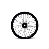 Nouvel ensemble de roues Supermoto de 17 pouces pour SX85 SX 85, moyeux CNC entièrement noirs, jantes 7050-T6, mini motard de course durable, marque SRJ