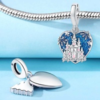 PANBUEATY Bracelet plaqué argent pour femme à la mode Zircon cuivre Visa caméra breloques bijoux de fête accessoire de voyage enfants