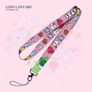 Correa de Nylon Larga para el Cuello con Diseño de Ídolos de KPOP, Correa para Teléfono, Porta Tarjetas, Correa Desmontable Colorida, Regalo para Fans - Product Image 1
