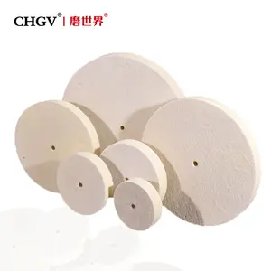 Buffing Felt Discs With Pinhole Stainless Steel Buffing Wheel Wool Felt Polishing Wheel