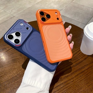 Funda Magnética Mate con Textura de Ondas de Agua de Lujo para iPhone 17 12 13 14 15 16 Pro Max, Carga Inalámbrica, Antigolpes - Product Image 3