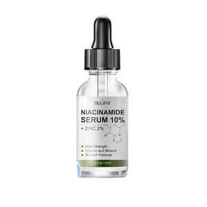 NUSPA Free Sample Organic Zinc PCA Regulate Sebum Secretion Facial Serum Niacinamide Improve Dark Spot Smooth Serum