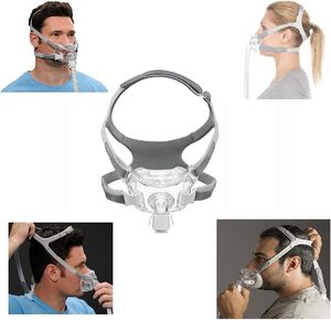 Sangle de remplacement universelle pour casque CPAP, sangle de <span class=keywords><strong>masque</strong></span> réglable à 4 points pour <span class=keywords><strong>ResMed</strong></span> Philips, accessoire de thérapie de l'<span class=keywords><strong>apnée</strong></span> <span class=keywords><strong>du</strong></span> <span class=keywords><strong>sommeil</strong></span> - Product Image 3