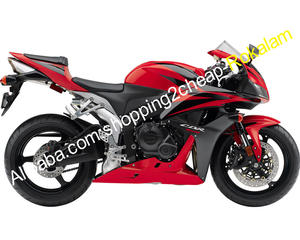 Carenados para Motocicleta <span class=keywords><strong>Honda</strong></span> CBR600RR F5 2007 2008 <span class=keywords><strong>CBR</strong></span>-600RR CBR600 RR Kit de Carenado Rojo y Negro - Product Image 1